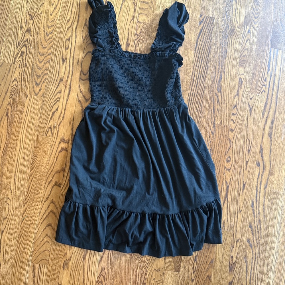 Halter Black sun dress size Medium